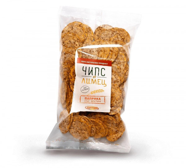 чипс от лимец паприка гривас 100г