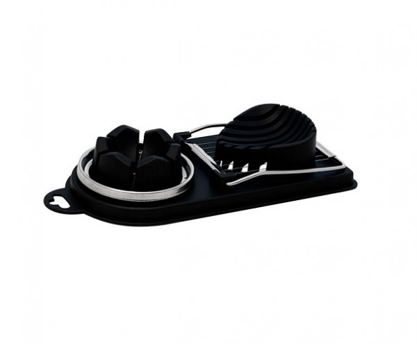 яйцерезачка брио с две гнезда  черна 107913