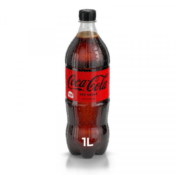 безалкохолно кока кола зеро 1л