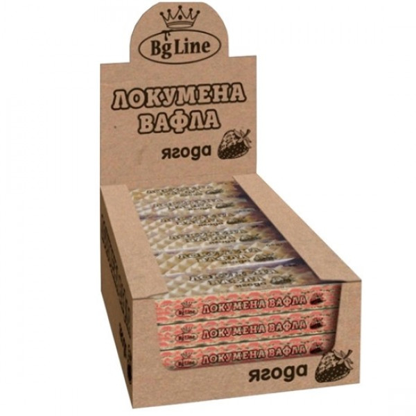 локумена вафла хели ретро ягода 65гр
