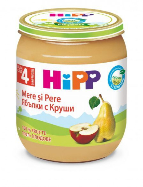 пюре био хип ябълки 125гр