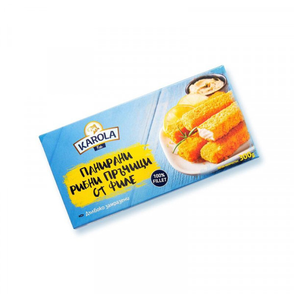 панирани рибни пръчици от филе 300гр. карола фиш