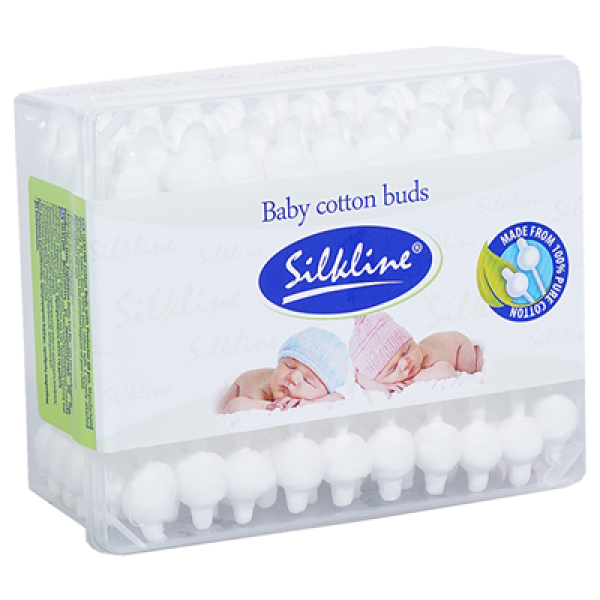 клечки за уши силклайн бебе 60 бр