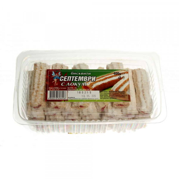 бисквити с локум септември 400гр.