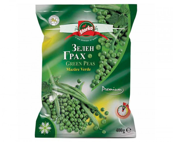 замразени зеленчуци сторко зелен грах 400гр