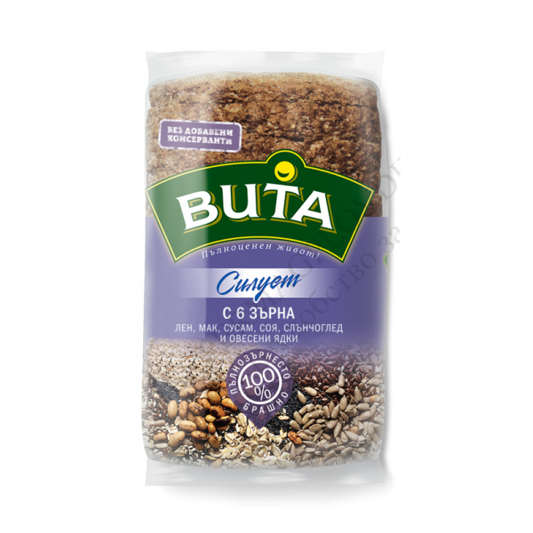 хляб вита с шест зърна 400гр