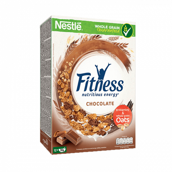 зърнена закуска фитнес шоколад 375 гр