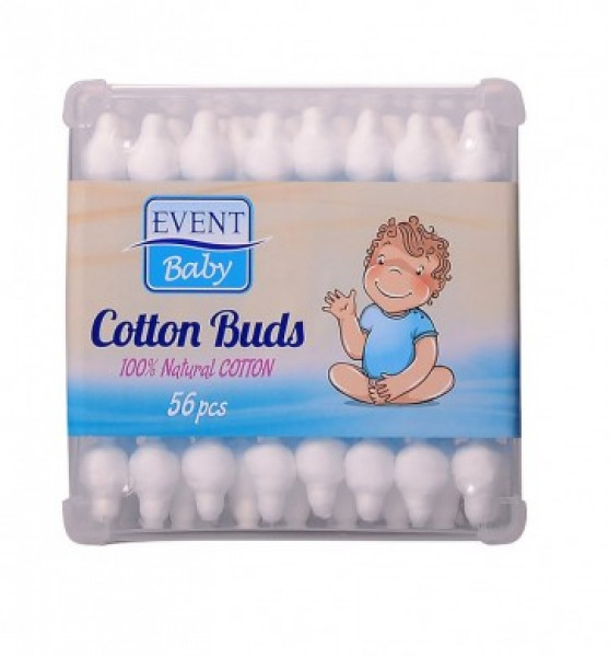 клечки за уши евент бейби 56бр.