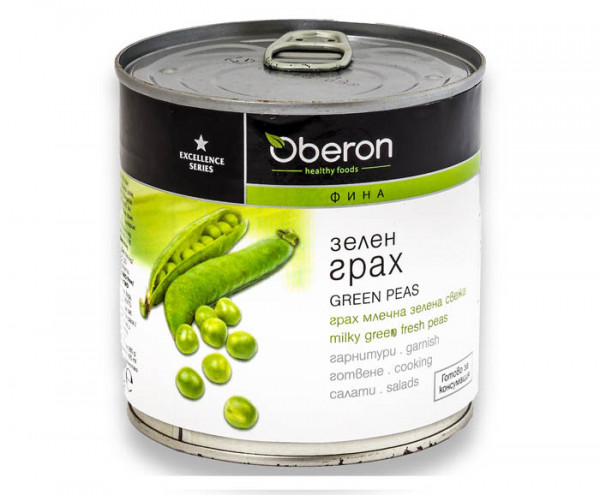 консерва грах оберон 400 гр