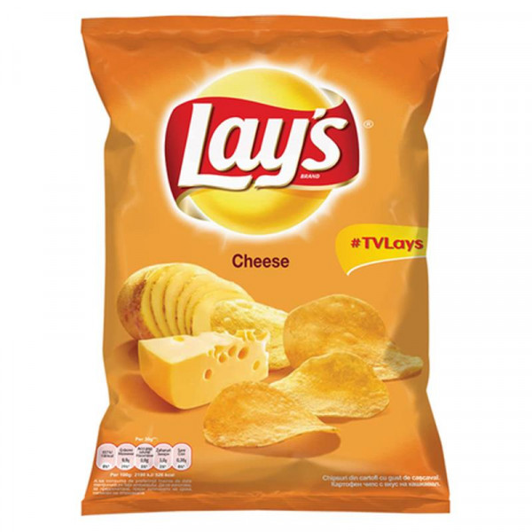 чипс лейс със сирене 140гр.