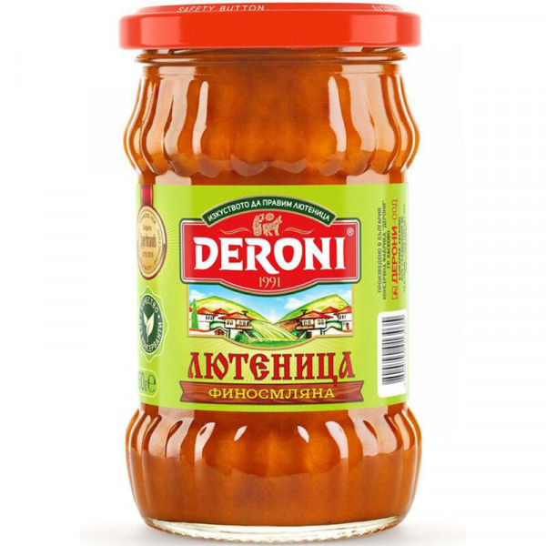 лютеница дерони домашна  финосмляна 260гр.