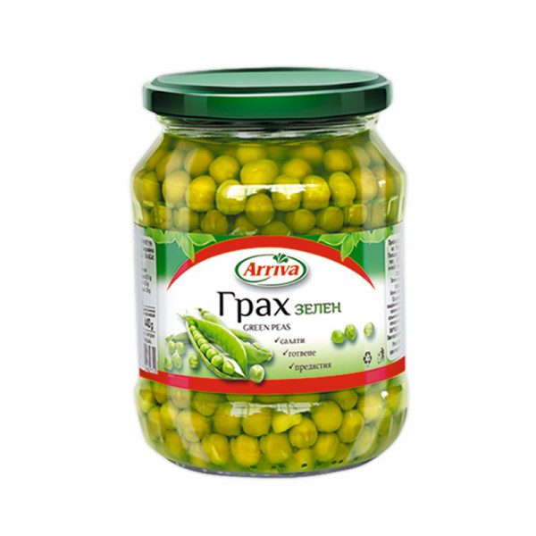зелен грах арива 680гр.