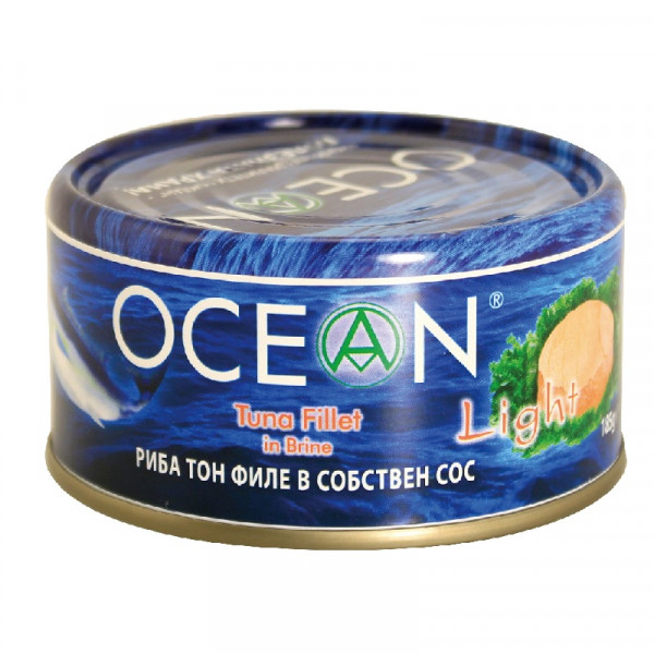 риба тон океан парченца филе в собствен сос 185гр