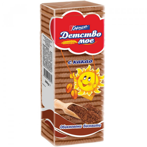 бисквити детство мое с какао 190гр