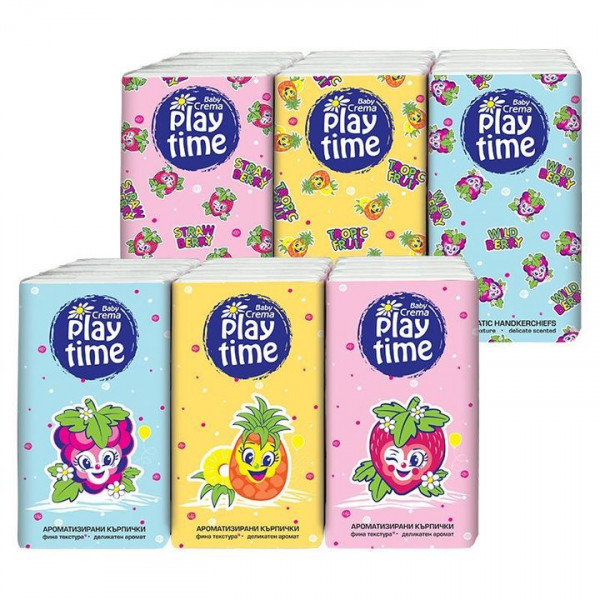 носни кърпи  плей тайм 1бр