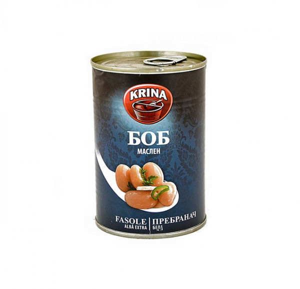 крина боб маслен 400гр консерва