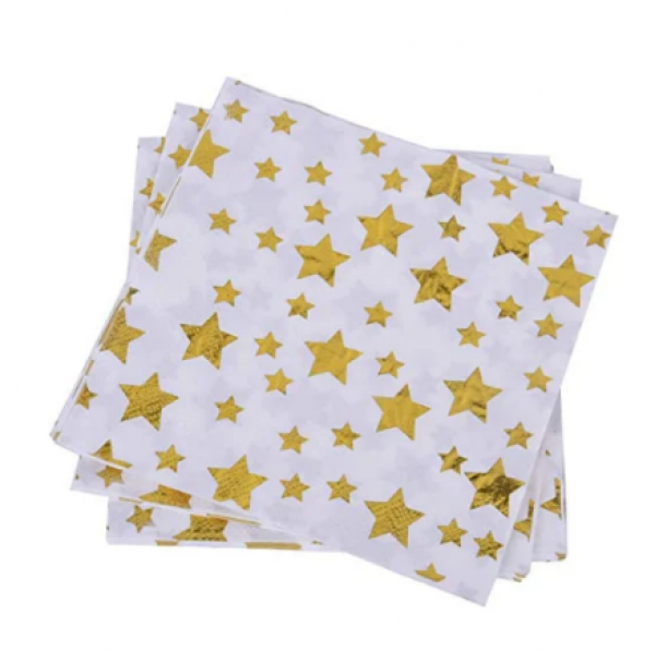салфетки парти звезда 20бр