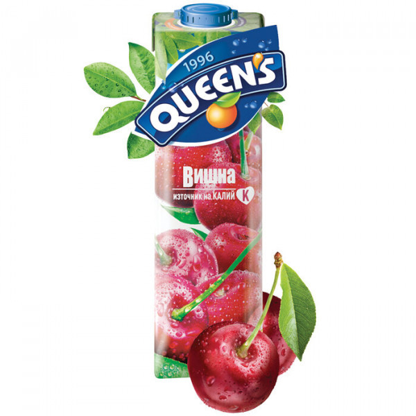 плодов сок куинс вишна 1л