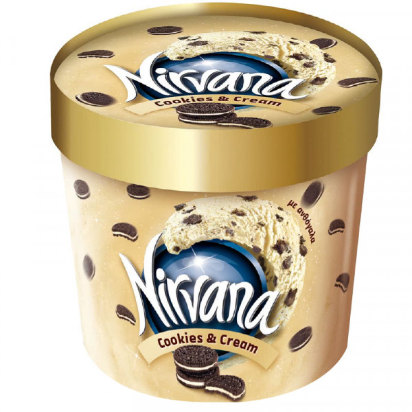 сладолед нирвана бисквитки и крем 150мл