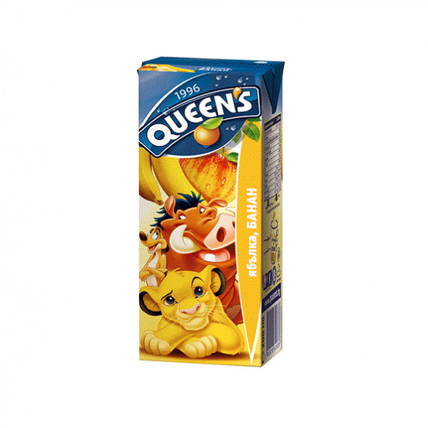 плодов сок куинс ябълка и банан 200 мл