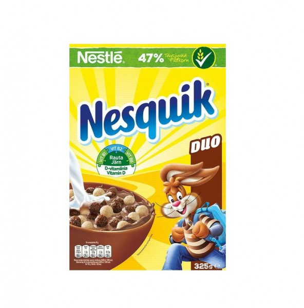 зърнена закуска нескуик дуо 325гр.