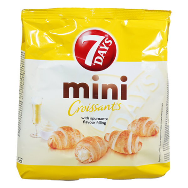 мини кроасан 7 дейс с ванилов пълнеж 185гр.