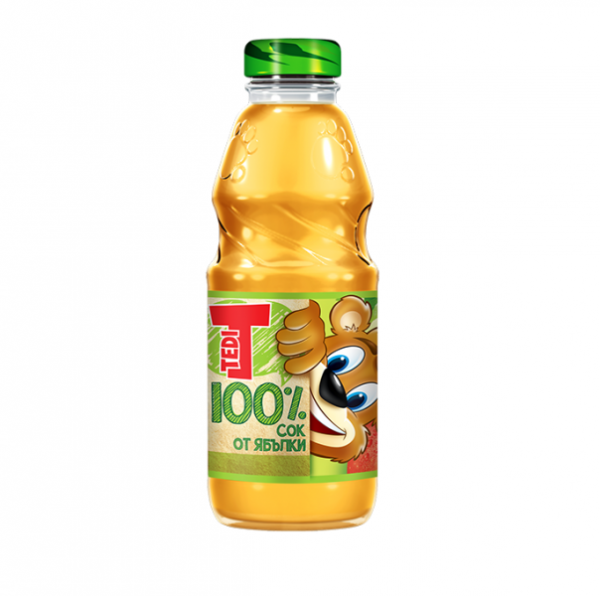 натурален сок теди ябълка 100%