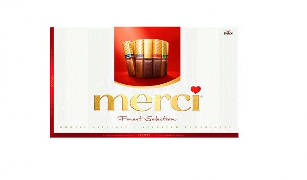 шоколадови бонбони мерси 400гр