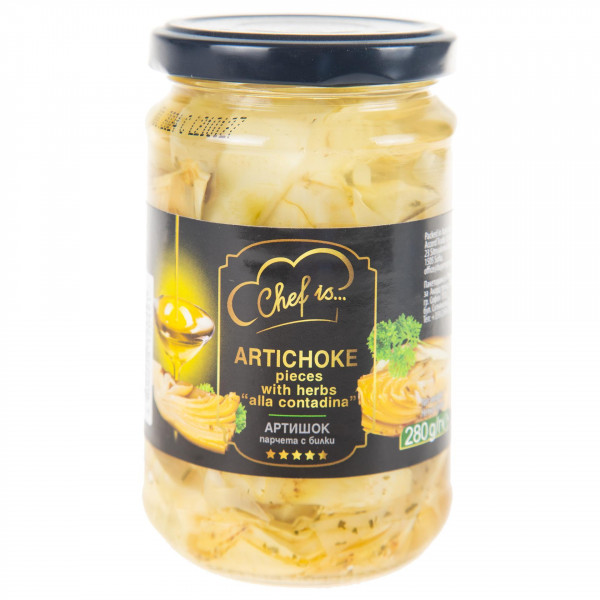 гъби сола артишок в олио 310гр.