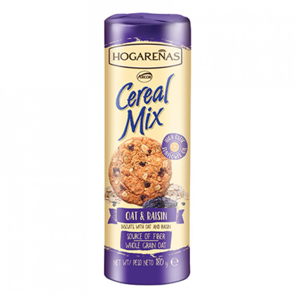 бисквити хогаренас с овес и стафиди 180г