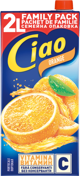 сок чао портокал 2л