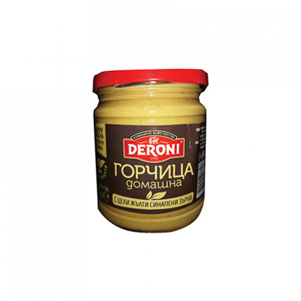горчица домашна дерони 215гр