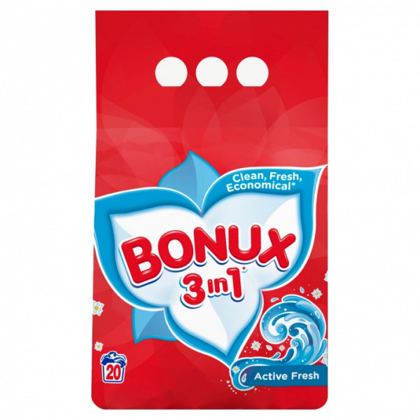 прах за пране бонукс актив 2 кг