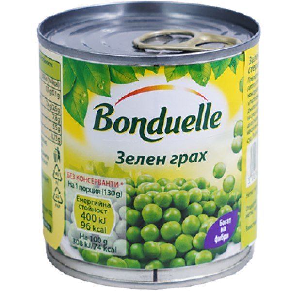 Грах Консерва Бондюел - 200 гр.