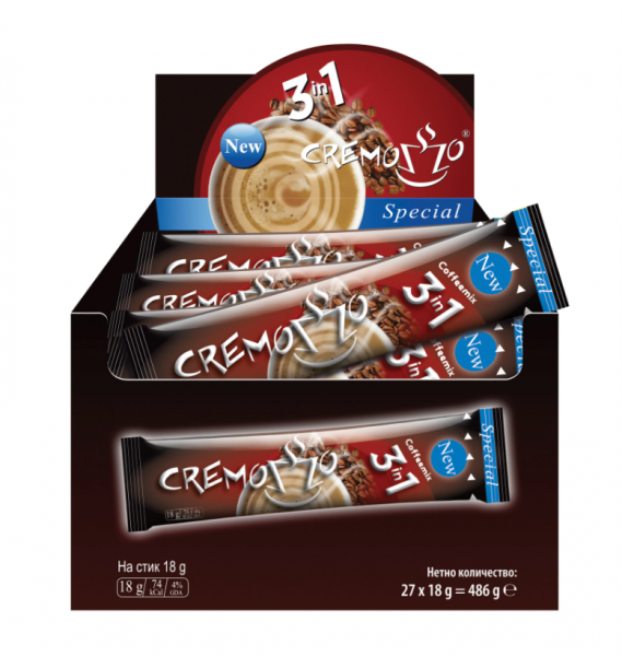 кафе кремозо 3в1 18 гр