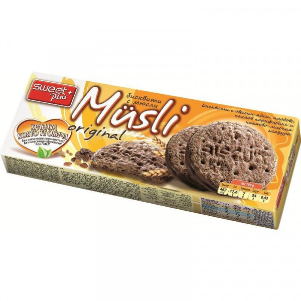 бисквити мюсли оригинал 115гр.