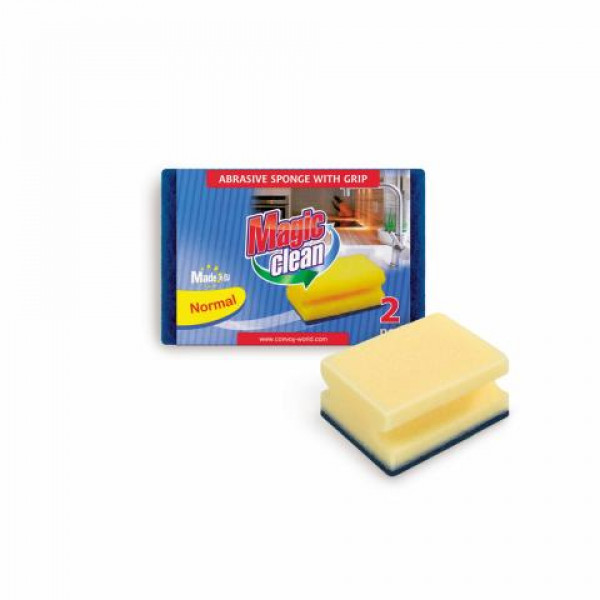 гъба за почистване с  канал 2бр