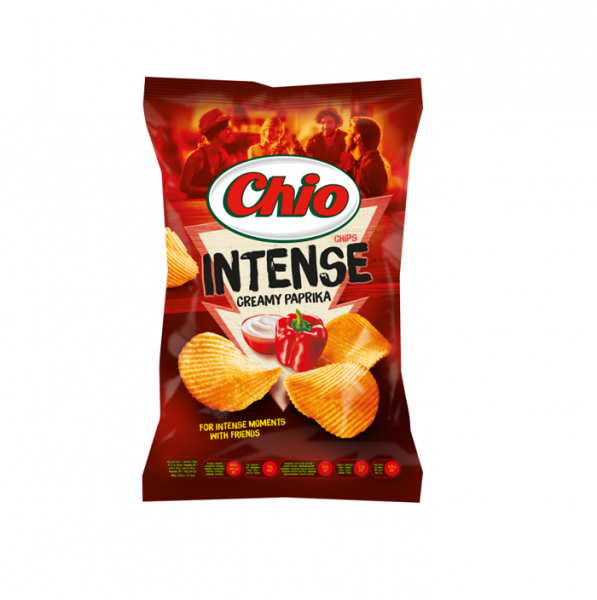 чипс чио интенс  сладка паприка 130гр