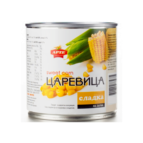 арте сладка царевица 340гр-кутия