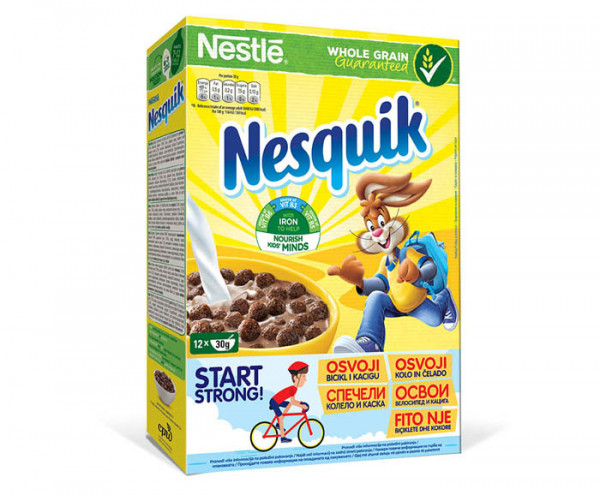 зърнена закуска нескуик 375гр.