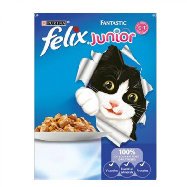 храна за животни феликс  джуниор 85гр