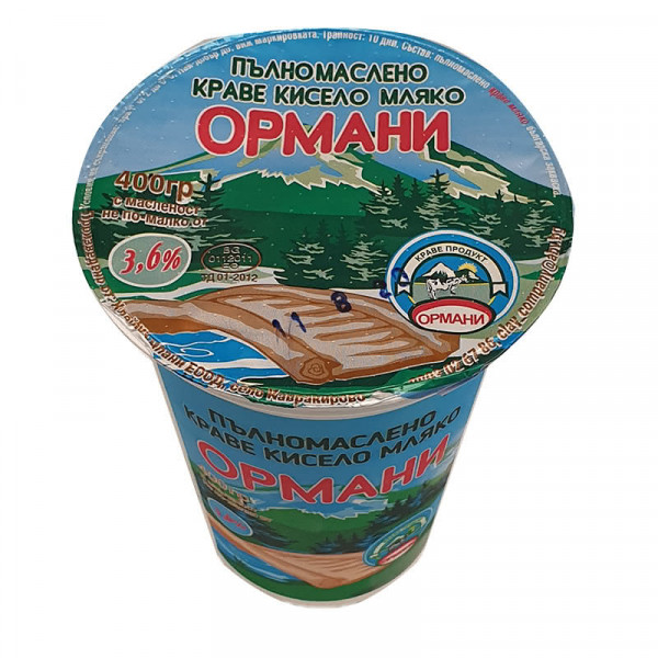 кисело мляко ормани 400 гр