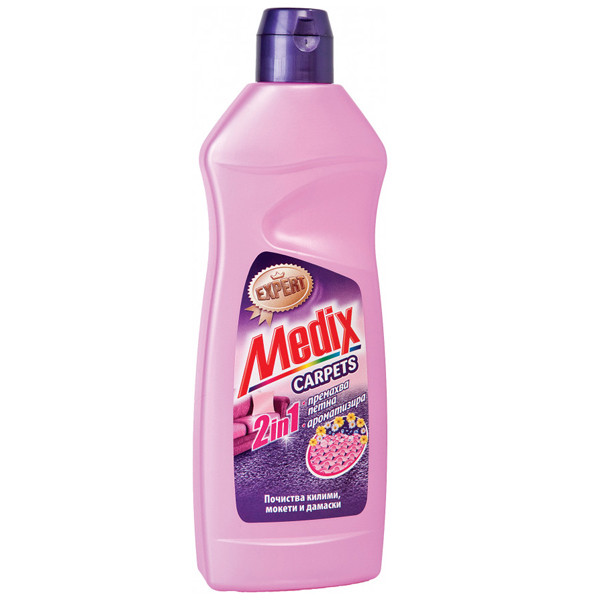 почистващ препарат медикс за килими розов 500 мл