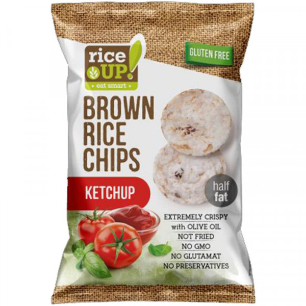 оризов чипс райс ъп кетчуп 60гр