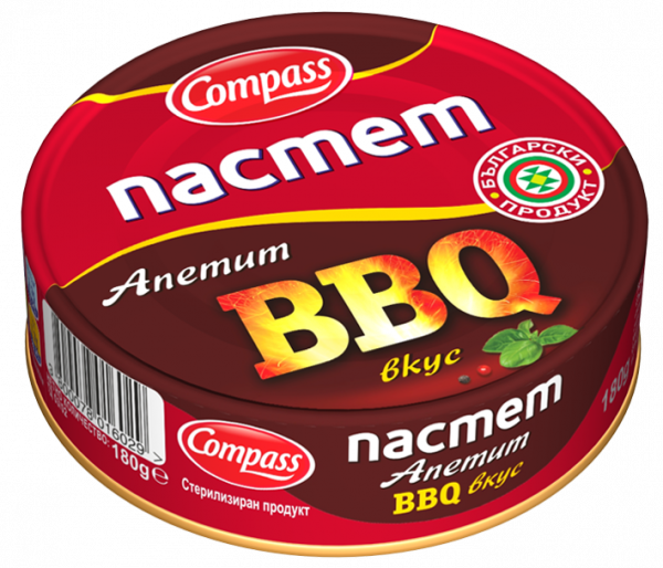 пастет компас bbq вкус 0.180гр