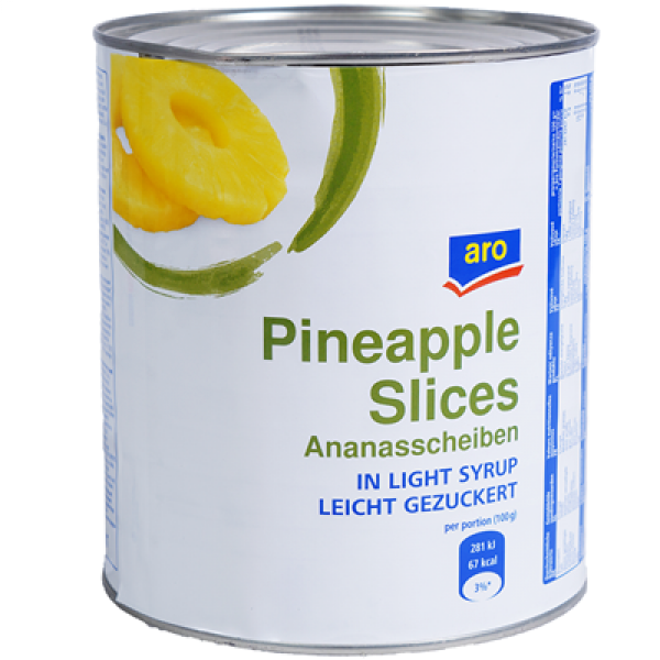 ананас на шайби аро 565гр