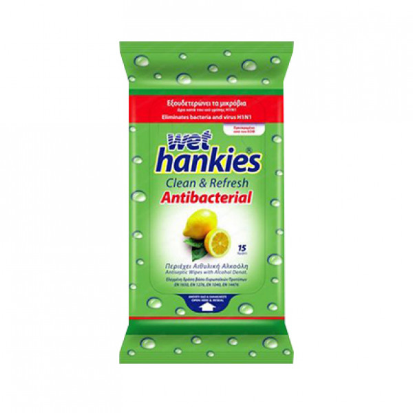 мокри кърпи хинкис лимон