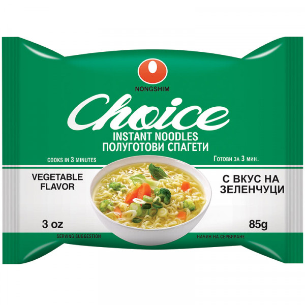 спагети чойс зеленчуци 85 гр