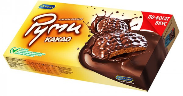 бисквити тунквани руми какао 155гр.