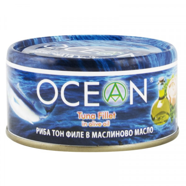 риба тон океан филе в зехтин 185гр.
